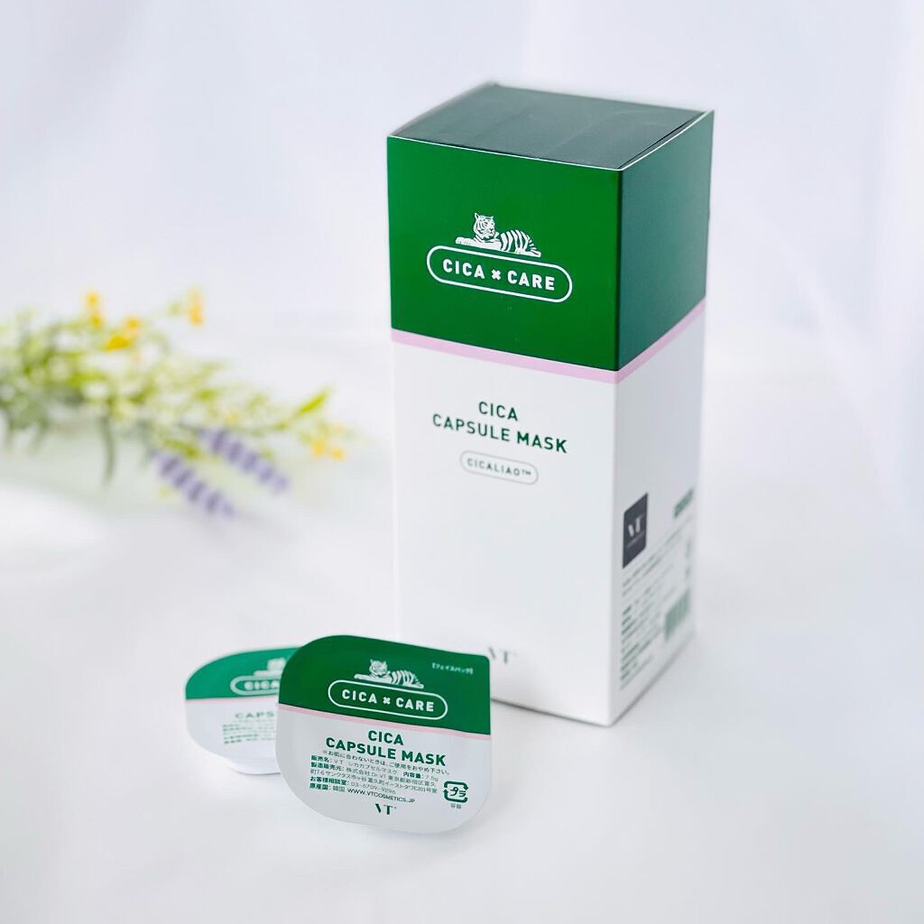 CICA カプセルマスク/VT/洗い流すパック・マスクを使ったクチコミ(1枚目)