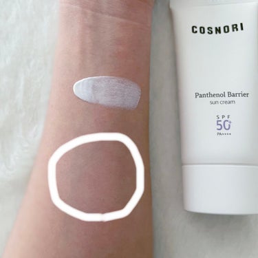 パンテノールバリアサンクリーム(日焼け止め)SPF50+ PA++++/COSNORI/日焼け止め・UVケアを使ったクチコミ（2枚目）