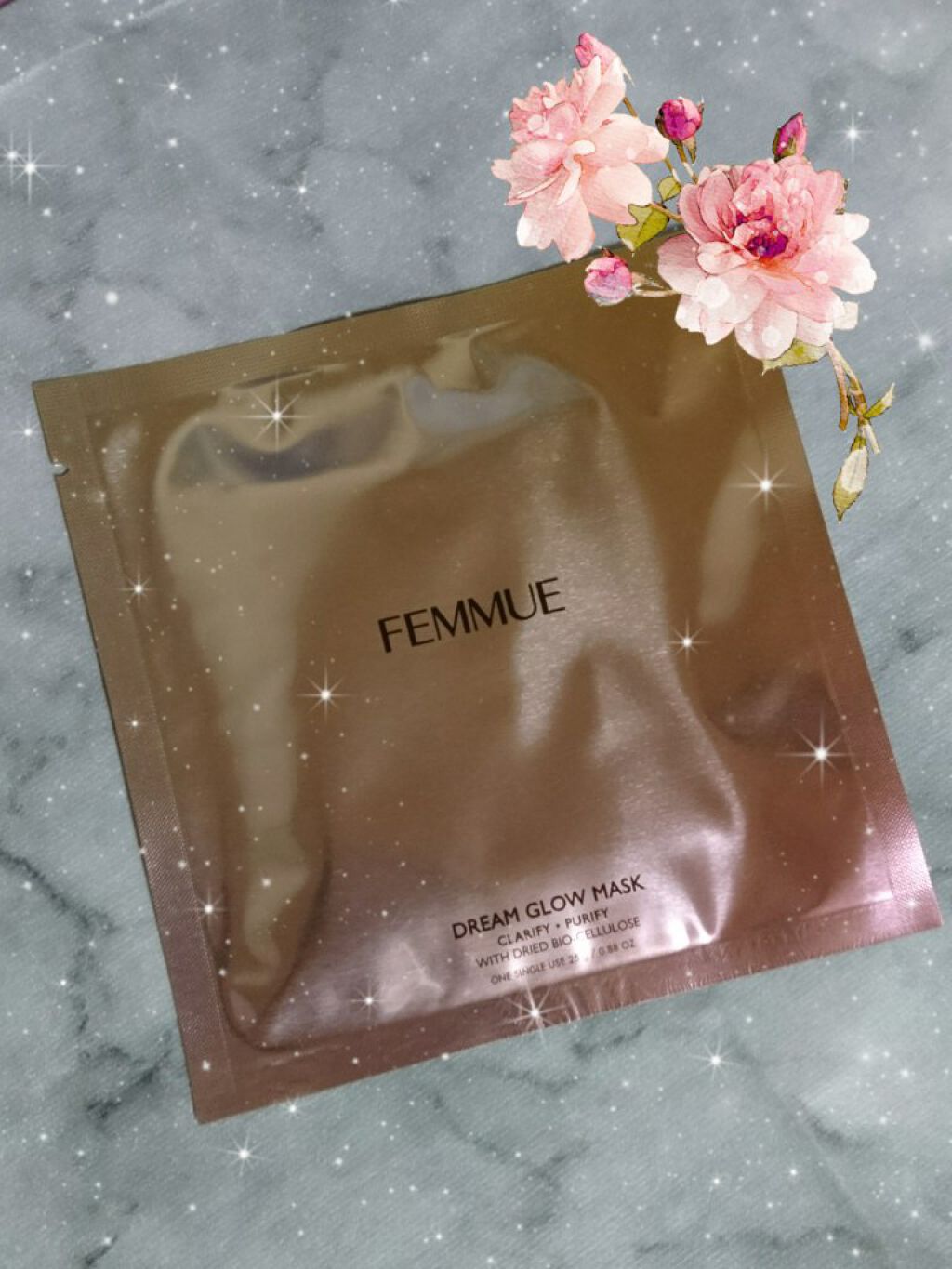 ドリームグロウマスク CP(肌引き締め・ブースター)/FEMMUE/シートマスク・パックを使ったクチコミ（1枚目）