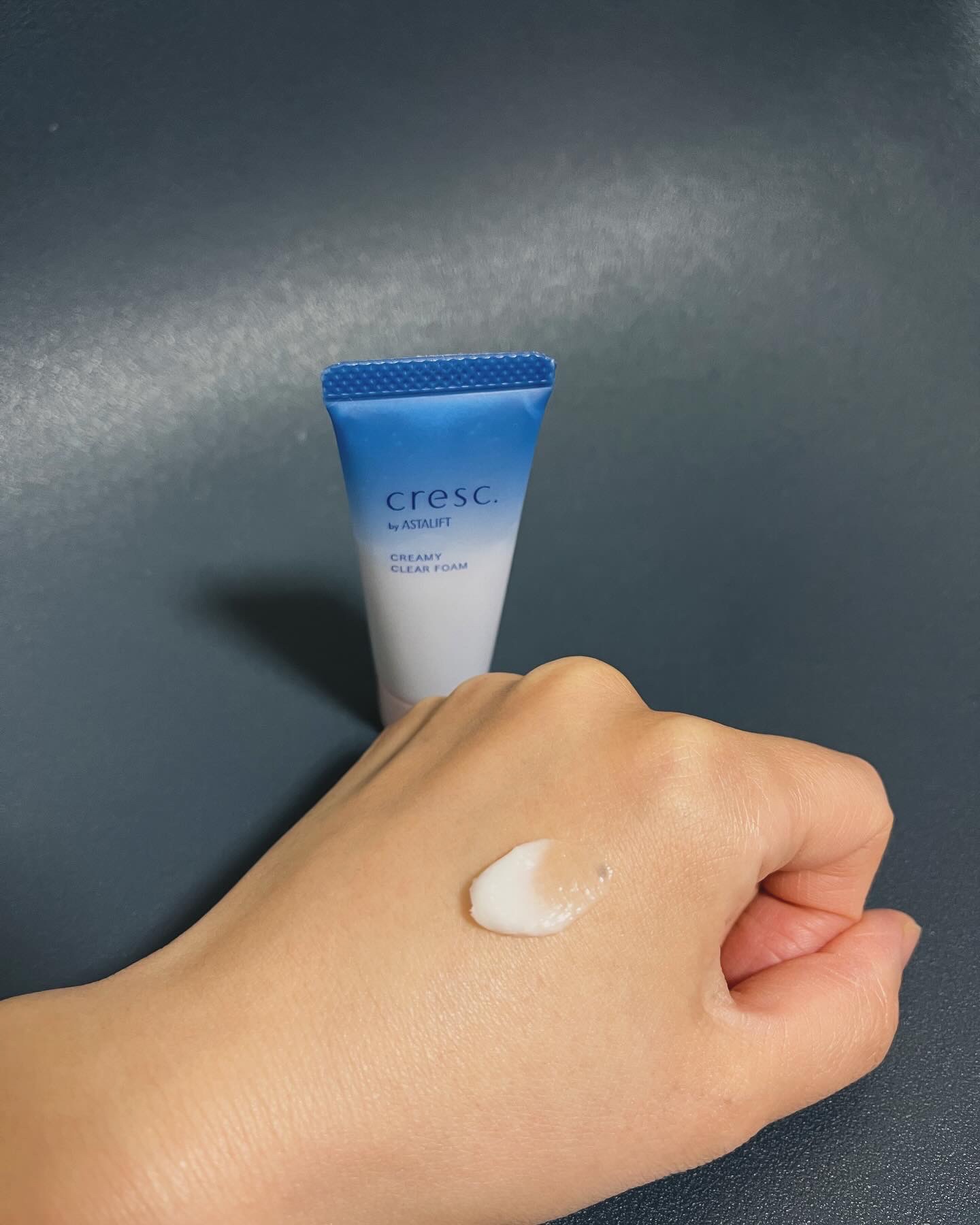 クリーミー クリアフォーム/cresc. by ASTALIFT/洗顔フォームを使ったクチコミ（1枚目）