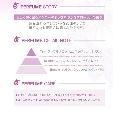 パフューム エレガンスアンバー シャンプー&コンディショナー/KERASYS/シャンプー・コンディショナーを使ったクチコミ(2枚目)
