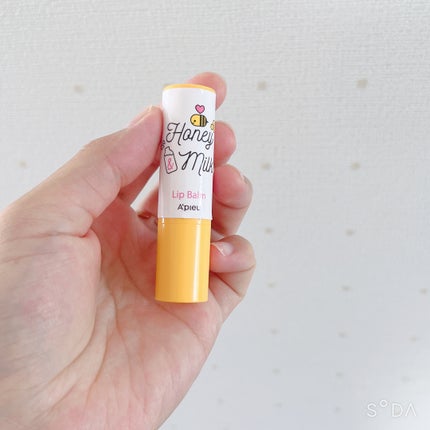 ハニーアンドミルク/A’pieu/リップクリームを使ったクチコミ(1枚目)