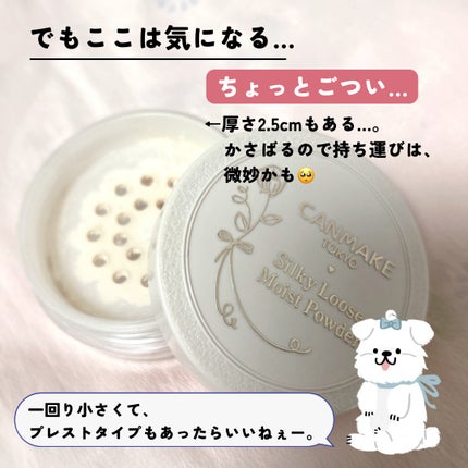 シルキールースモイストパウダー/キャンメイク/ルースパウダーを使ったクチコミ(3枚目)