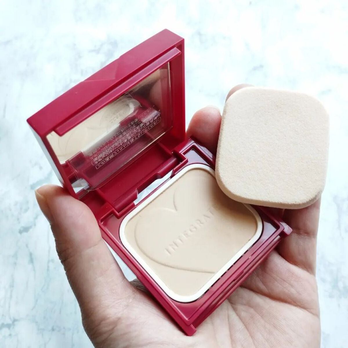 プロフィニッシュファンデーション/インテグレート/パウダーファンデーションを使ったクチコミ(4枚目)