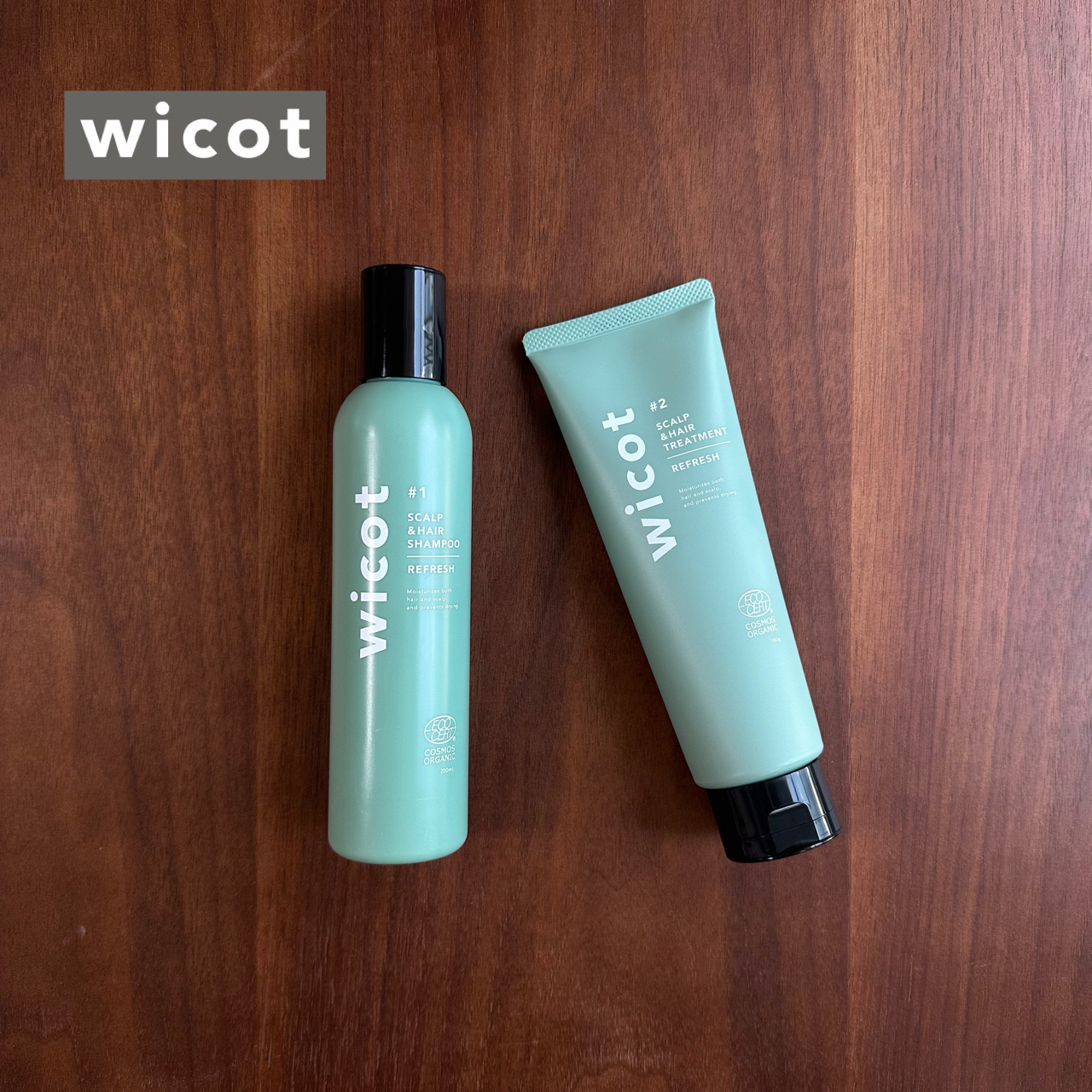 スカルプ＆ヘア シャンプー/トリートメント リフレッシュ/wicot/市販シャンプーを使ったクチコミ（1枚目）