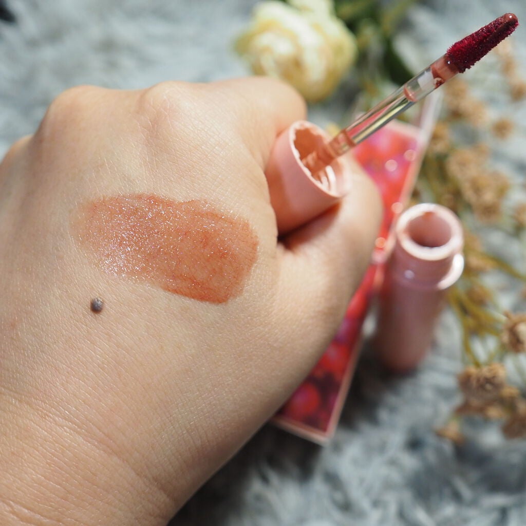 アピュー ジューシーパン スパークリングティント/A’pieu/口紅を使ったクチコミ(2枚目)