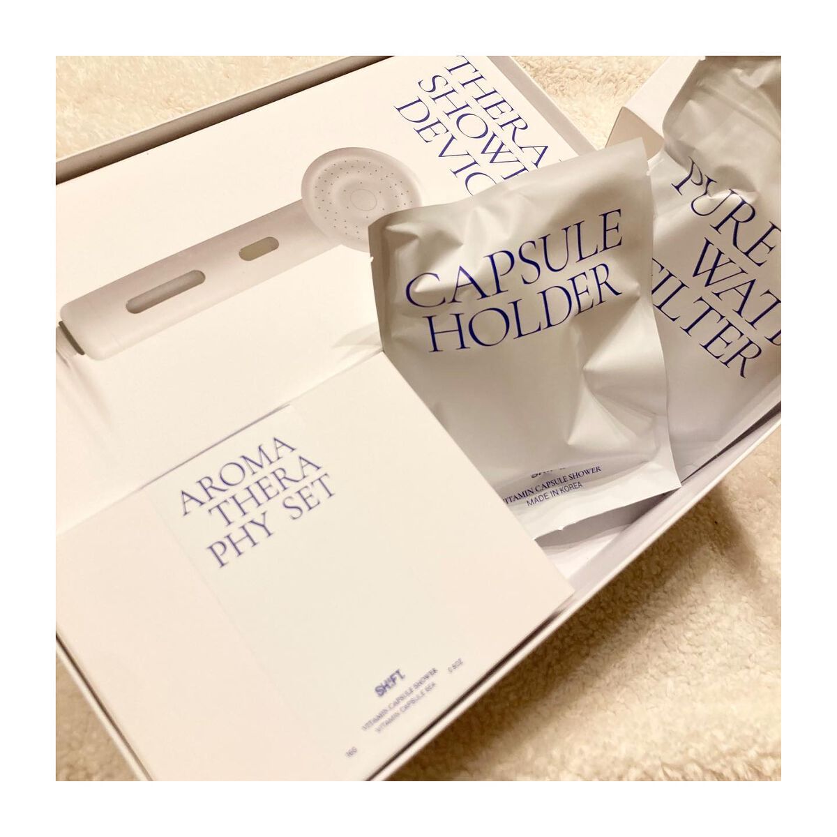 ビタミンカプセルシャワー/SHIFT/シャワーヘッドを使ったクチコミ（3枚目）