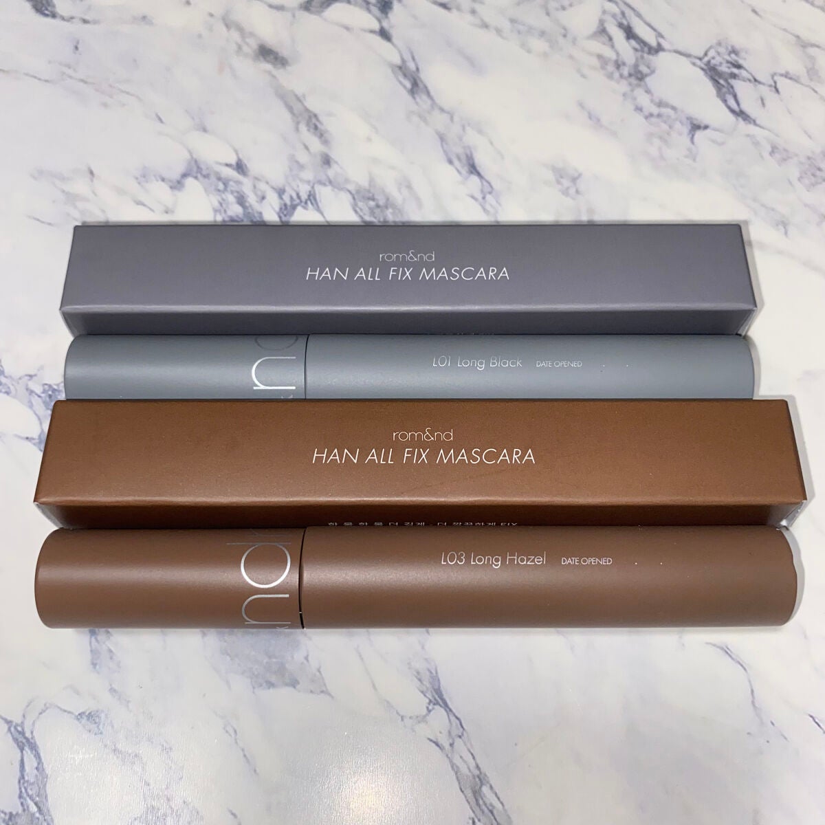 ハンオールフィックスマスカラ/rom&nd/マスカラを使ったクチコミ(1枚目)