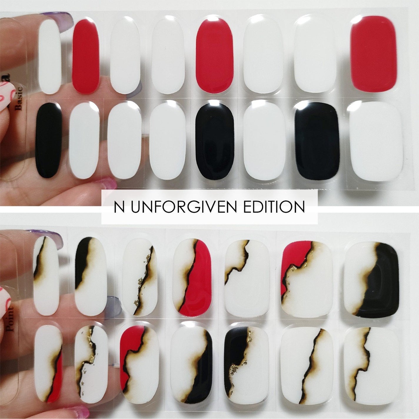 セミキュアジェルネイル(ハンド)/ohora/ネイルシールを使ったクチコミ(6枚目)