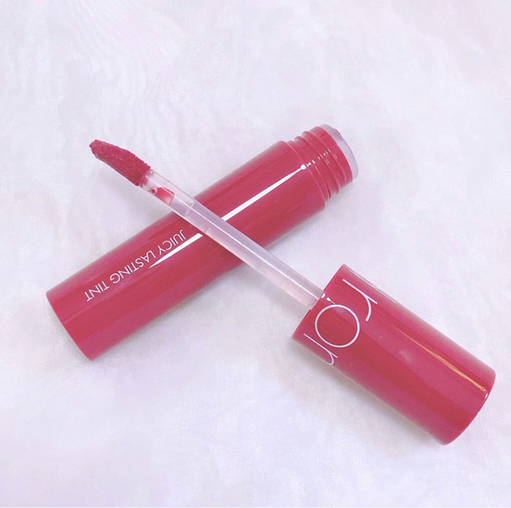 ジューシーラスティングティント/rom&nd/リップティントを使ったクチコミ（3枚目）