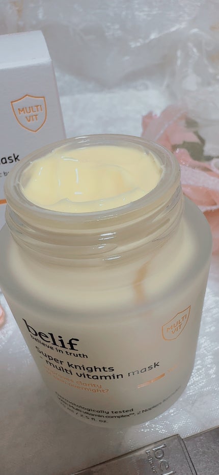 スーパーナイツ ビタミンマスク/belif/フェイスクリームを使ったクチコミ(4枚目)