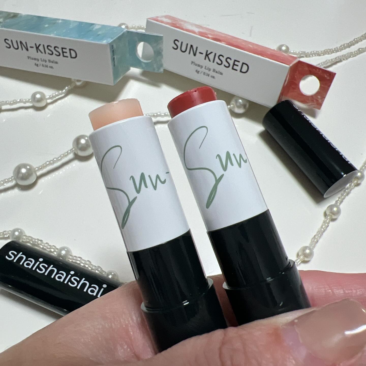 サンキスド プランプ リップバーム/shaishaishai/リップバームを使ったクチコミ（3枚目）