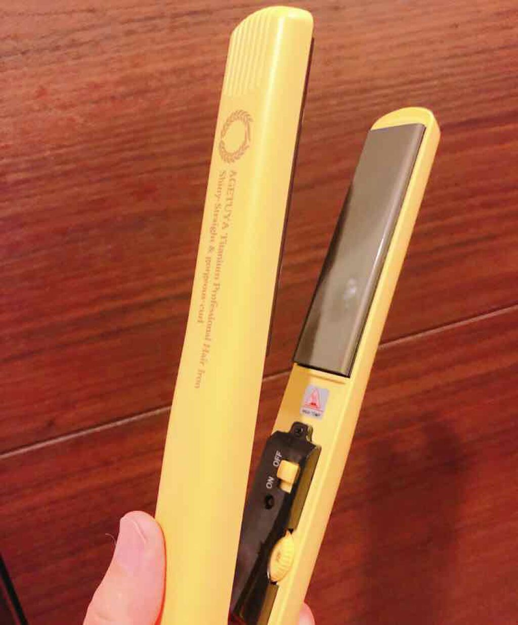 アゲツヤ チタニウム プロフェッショナルヘアアイロン シャイニーストレート&ゴージャスカール/ローネジャパン/その他ヘアアイロンを使ったクチコミ(1枚目)