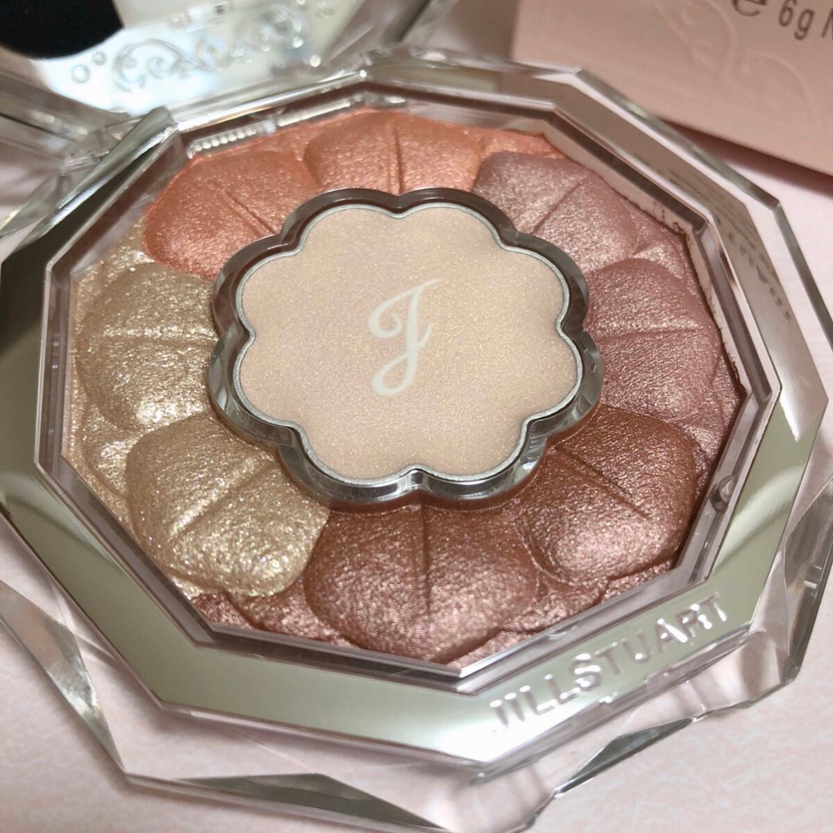 りぽぽ⑅◡̈* on LIPS 「JILLSTUART♡ブルームクチュールアイズ02春なのでコー..」(2枚目)