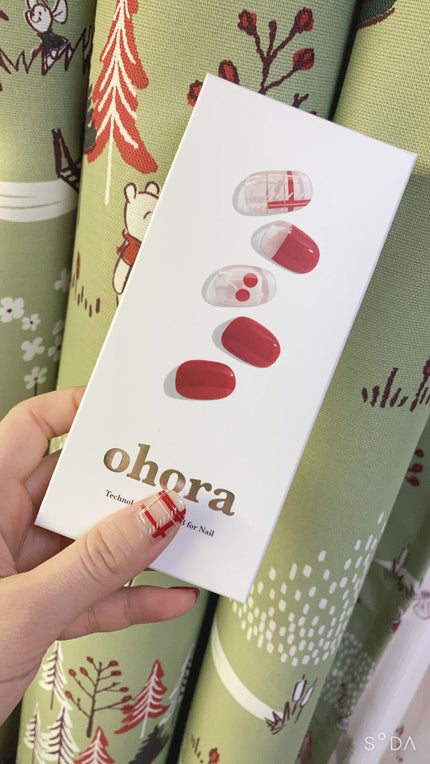 セミキュアジェルネイル(ハンド)/ohora/ネイルシールを使ったクチコミ(1枚目)