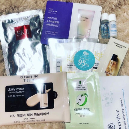 ETUDE スンジョン モイストエマルジョンのクチコミ「*
*
#使い切りスキンケア
#サンプル
🎀no.106
#sk-2
#マ.....」(1枚目)