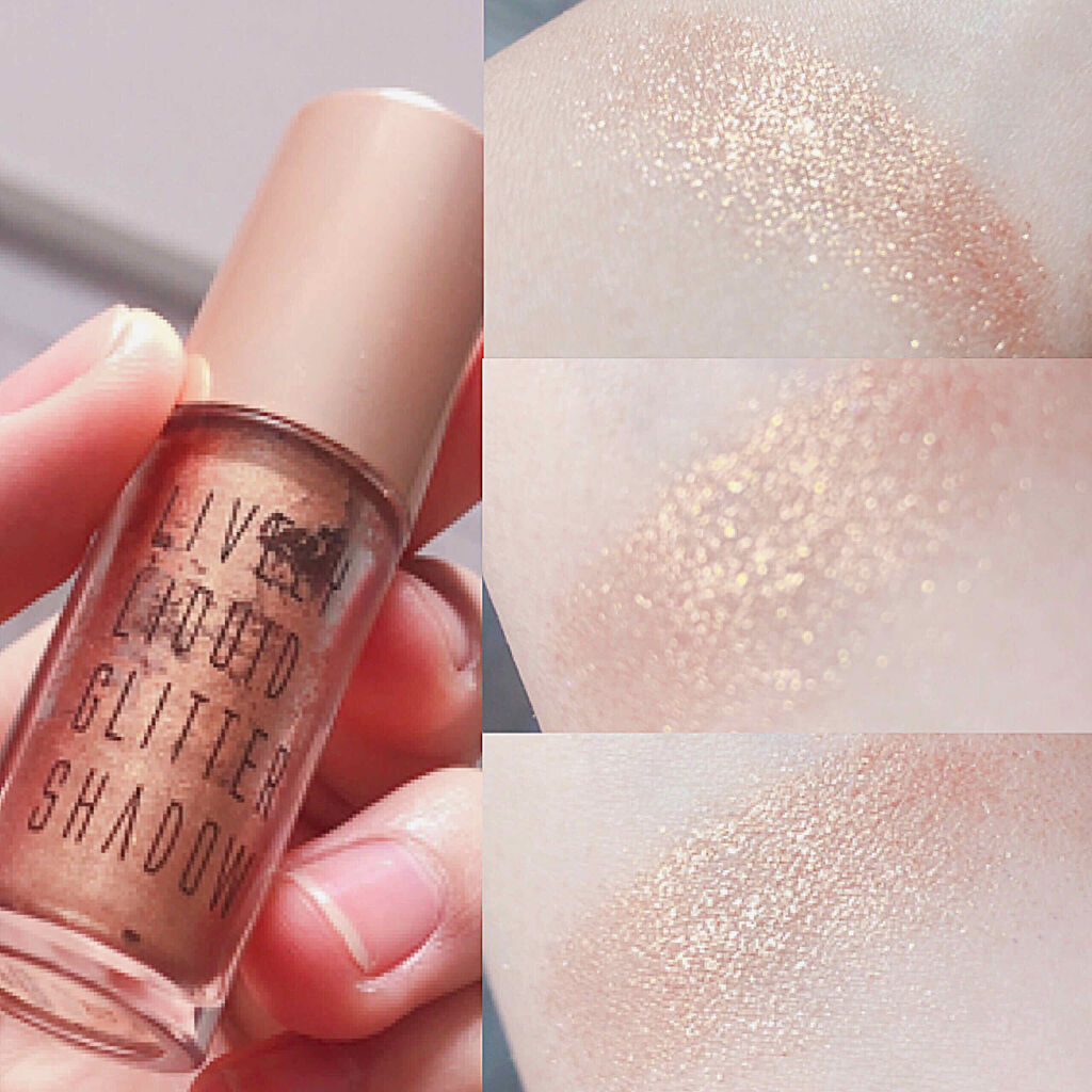 ライブリーリキッドグリッターシャドー/EGLIPS/グリッターを使ったクチコミ（2枚目）