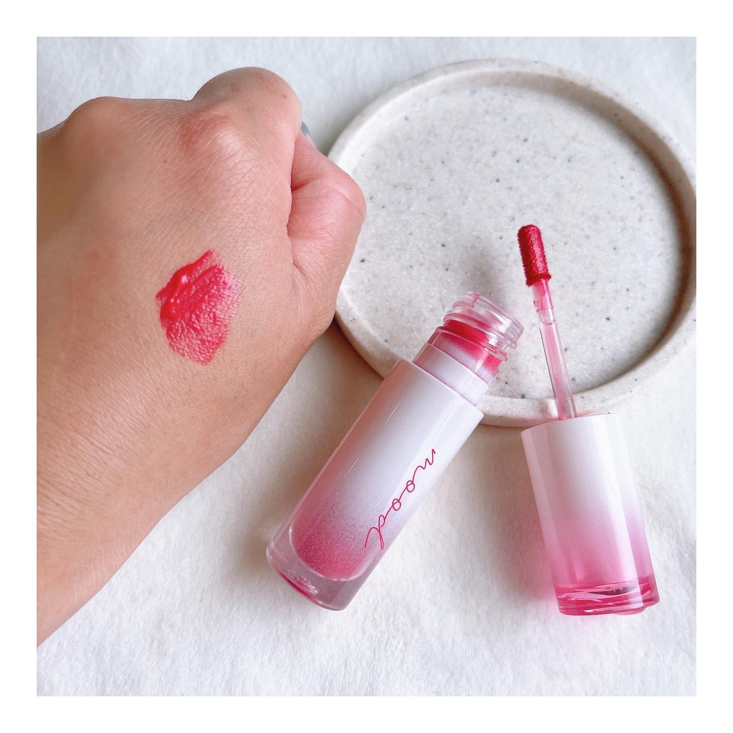 ペリペラ インク ムード グロイ ティント 25 HOT STRAWBERRY/PERIPERA/リップティントを使ったクチコミ（3枚目）