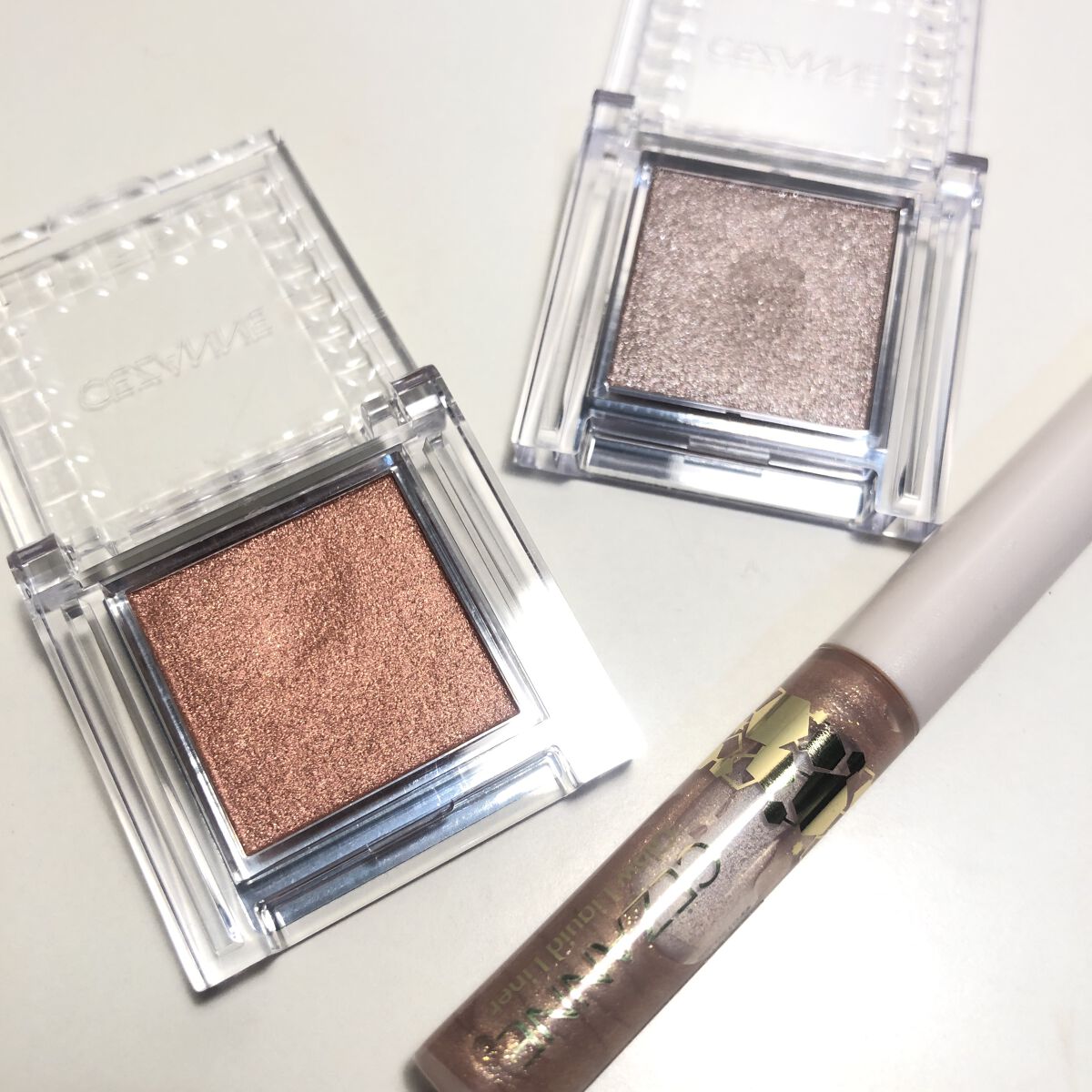 シングルカラーアイシャドウ/CEZANNE/単色アイシャドウを使ったクチコミ（3枚目）