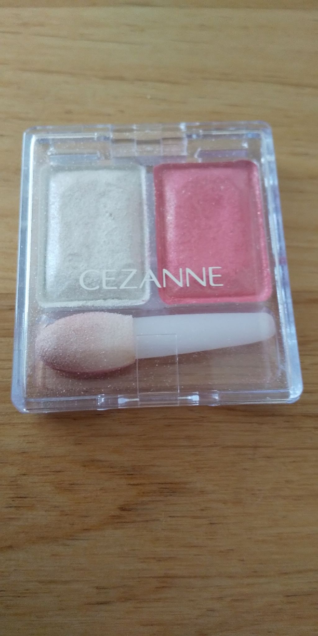 ツーカラー アイシャドウ ラメシリーズ/CEZANNE/アイシャドウパレットを使ったクチコミ(2枚目)