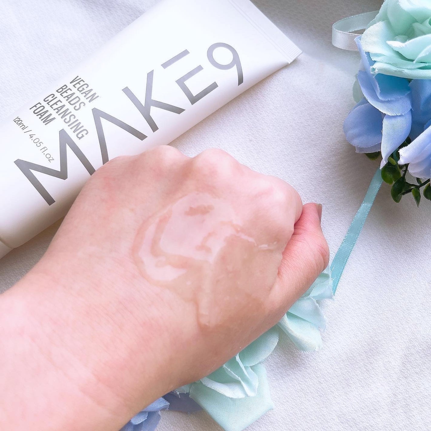 ビーガンビーズクレンジングフォーム/MAKE9/クレンジングクリームを使ったクチコミ(4枚目)