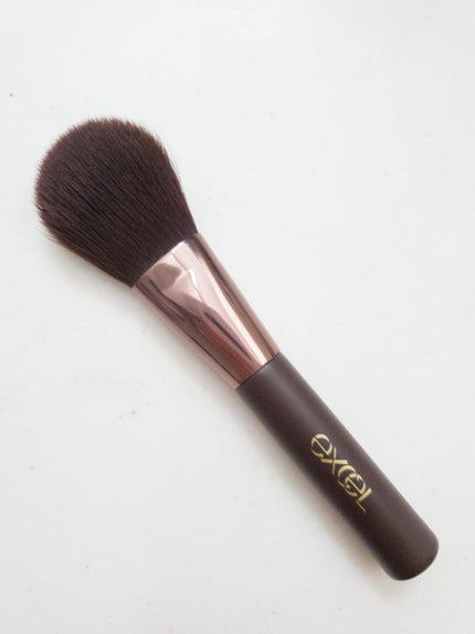 ハイライトチークブラシ/excel/メイクブラシを使ったクチコミ(2枚目)