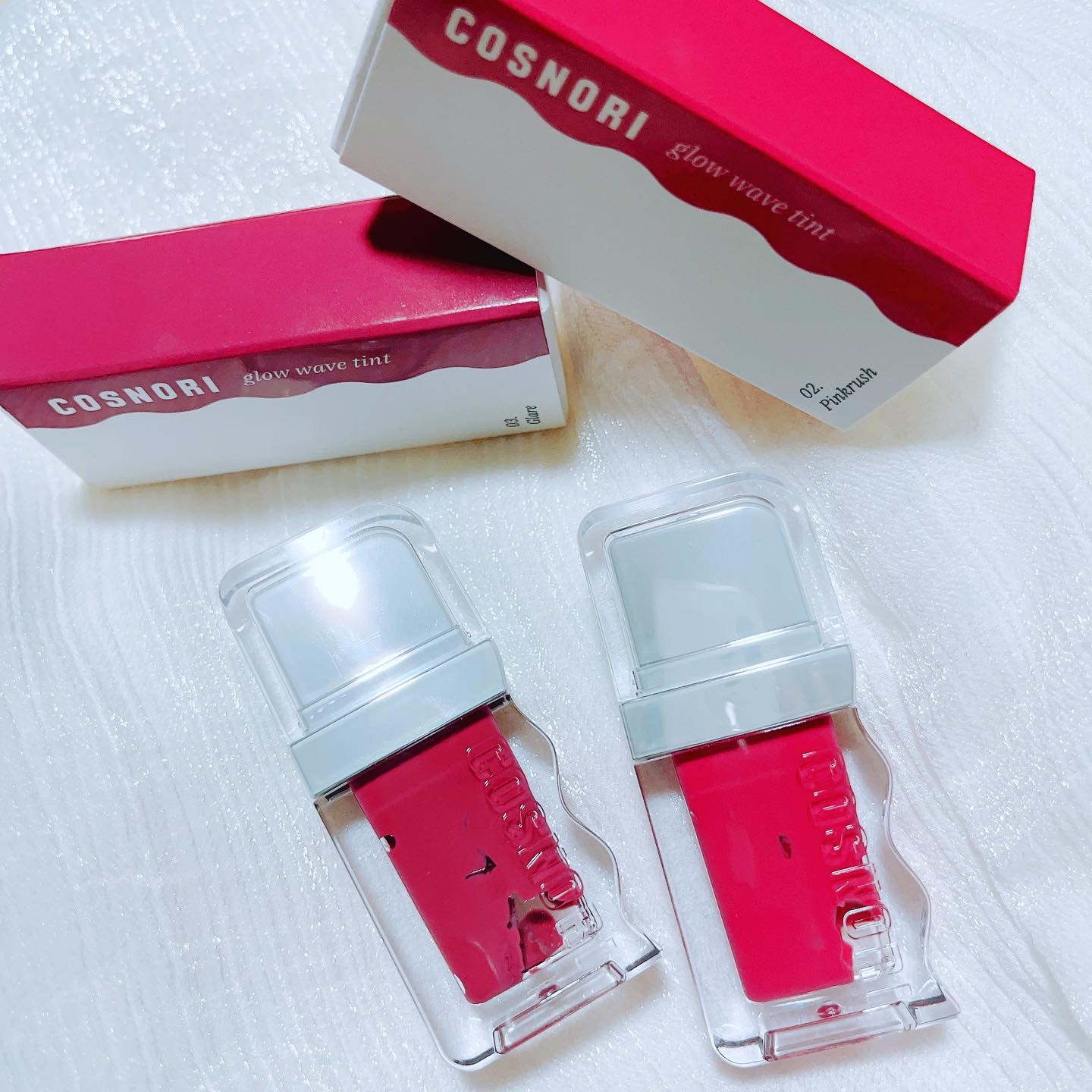 フローウェーブティント 03 グレア(Glare) /COSNORI/リップティントを使ったクチコミ（2枚目）