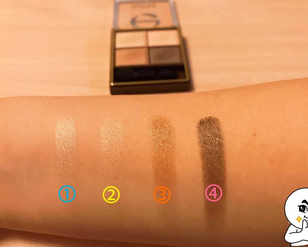 スキニーリッチシャドウ/excel/アイシャドウパレットを使ったクチコミ(4枚目)