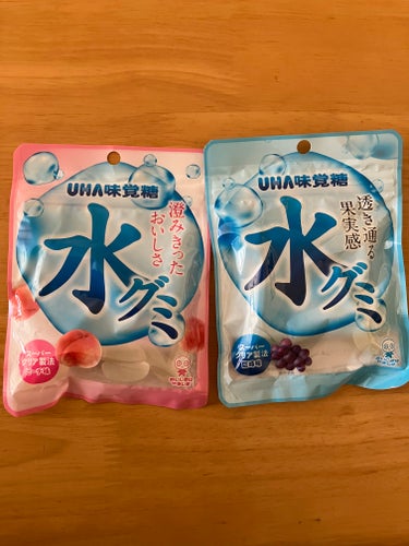 UHA味覚糖 水グミのクチコミ「UHA味覚糖　水グミ

ドンキ購入品です。

一つ50円で売っていました。

4つ買いましたが.....」（2枚目）