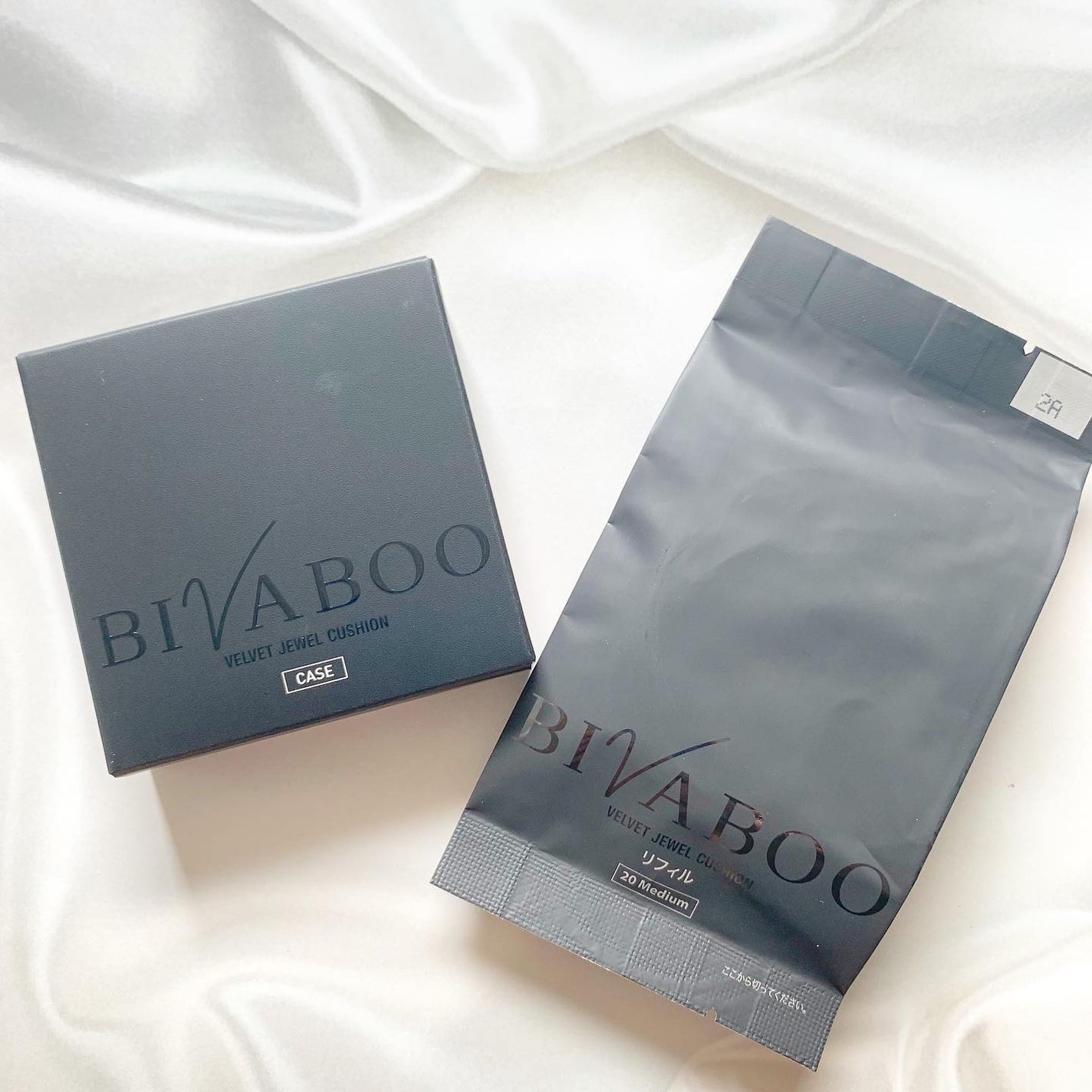 ベルベットジュエルクッション/BIVABOO/クッションファンデーションを使ったクチコミ(2枚目)