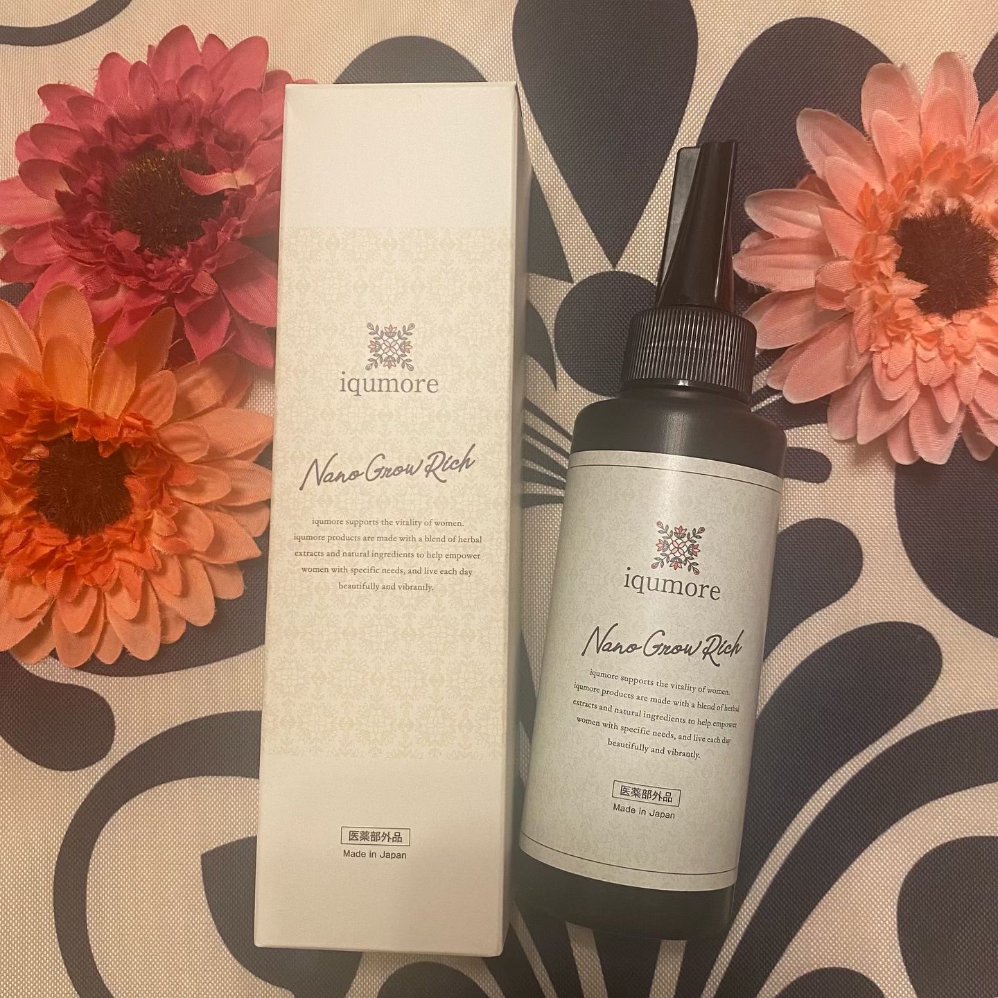 ナノグロウリッチ/iqumore/頭皮ローションを使ったクチコミ（2枚目）