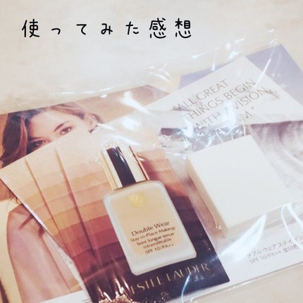 ESTEE LAUDER ダブル ウェア ステイ イン プレイス メークアップ のクチコミ「ESTEE LAUDER
ダブル ウェアステイ イン プレイス メークアップ
✅カバー力◎.....」(1枚目)