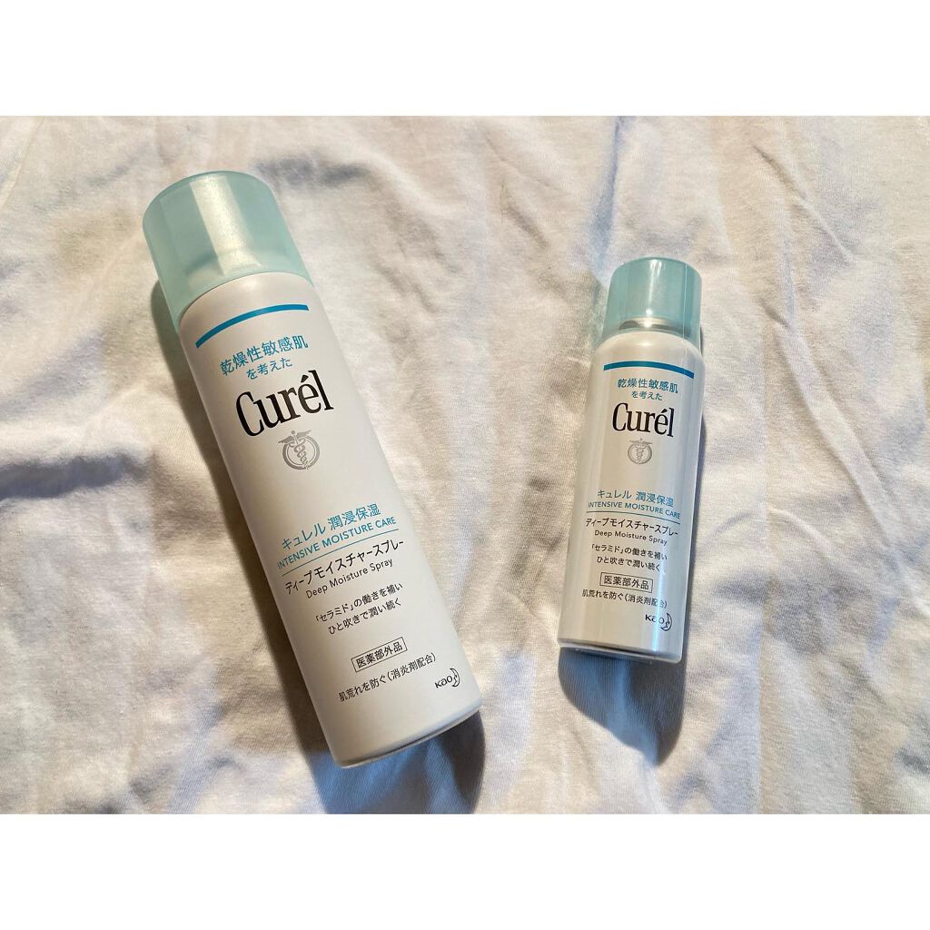 ディープモイスチャースプレー/キュレル/ミスト状化粧水を使ったクチコミ(1枚目)