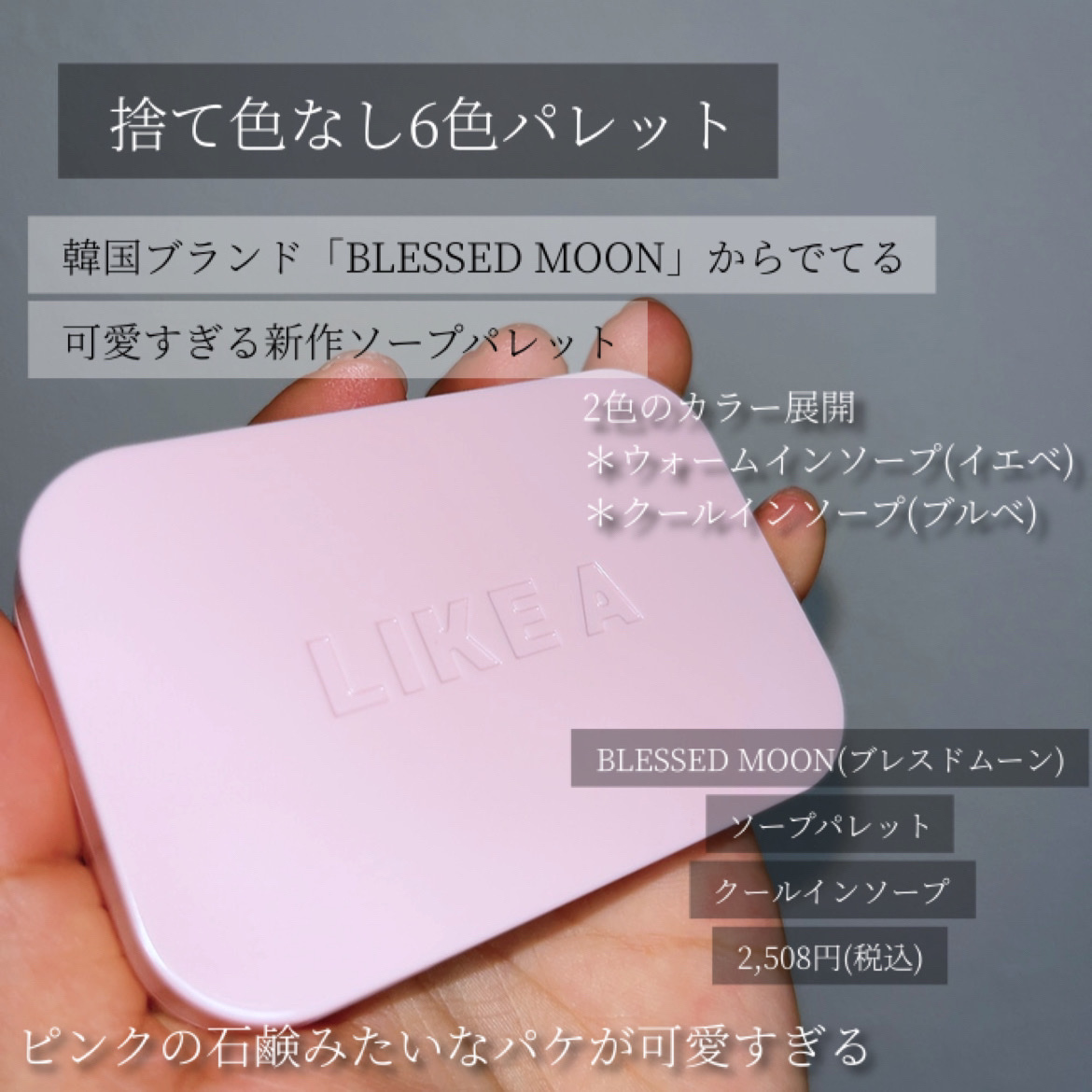 ソープパレット/BLESSED MOON/アイシャドウパレットを使ったクチコミ（2枚目）