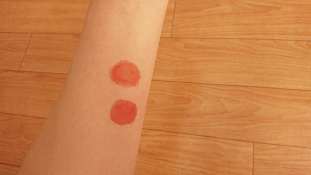 ジューシーパン ムースティント/A’pieu/リップティントを使ったクチコミ（2枚目）