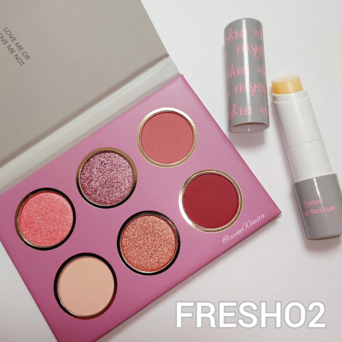 ライプンアイカラーパレット ロージーペタル/FRESHO2/アイシャドウパレットを使ったクチコミ（1枚目）