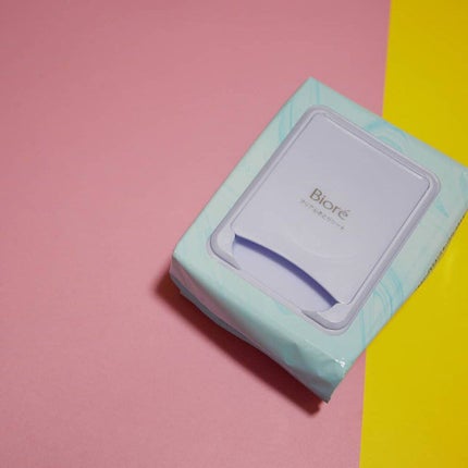 クリアふきとりシート 20枚入り/ビオレ/クレンジングシートを使ったクチコミ(1枚目)