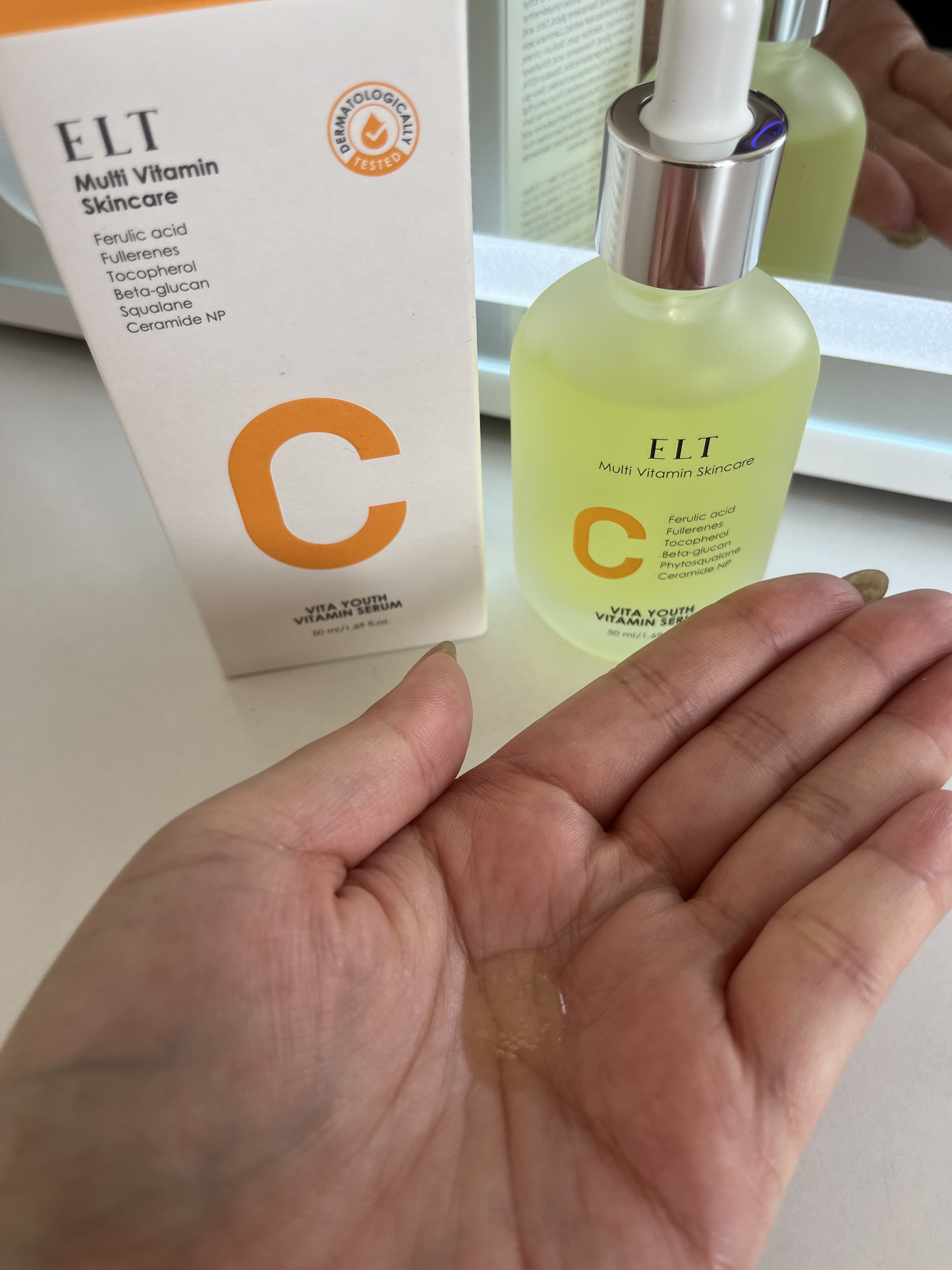 ELT VITA YOUTH ビタユース セラム/ELT COSMETICS/美容液を使ったクチコミ（3枚目）