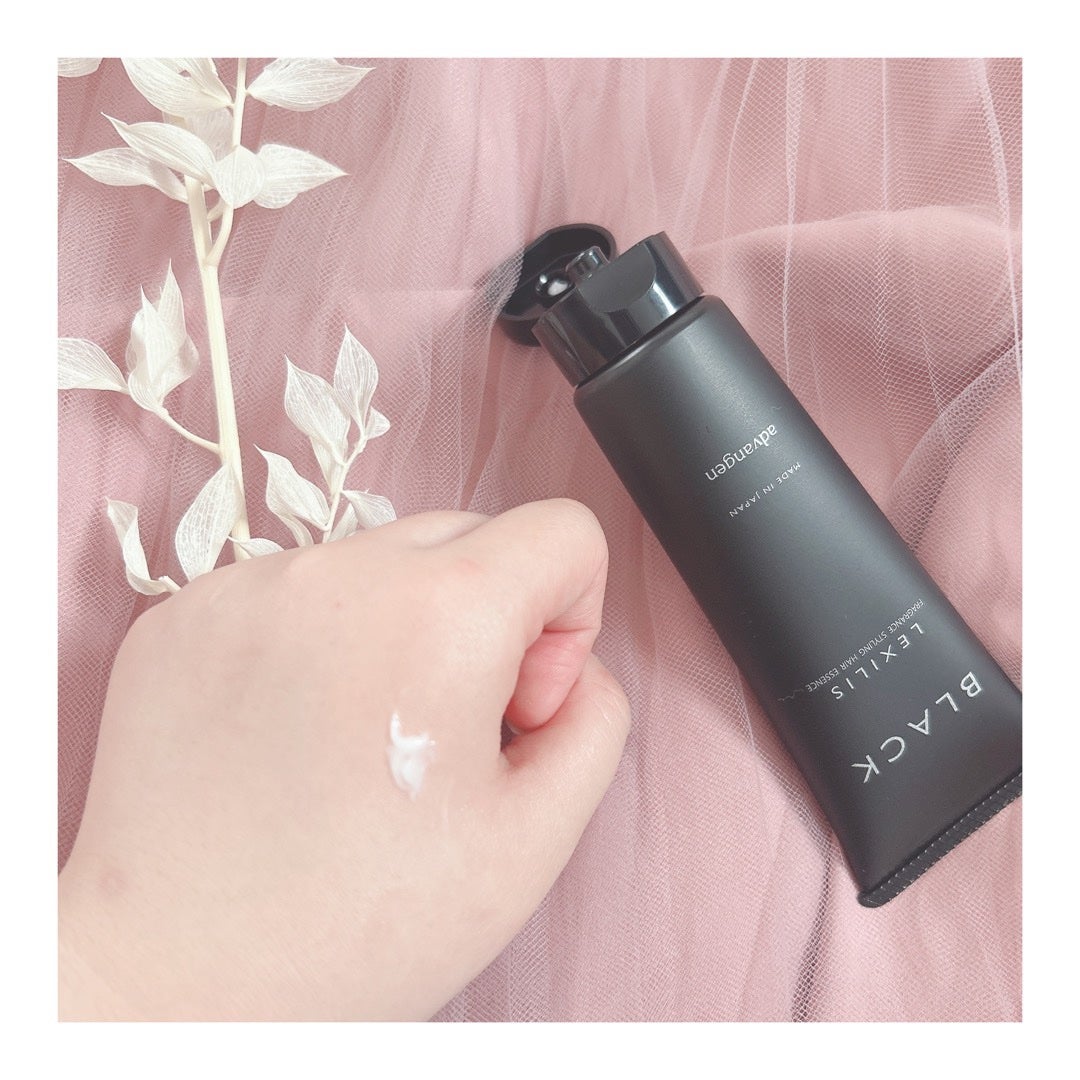 ブラック フレグランス スタイリング ヘアエッセンス/LEXILIS/アウトバストリートメントを使ったクチコミ(3枚目)