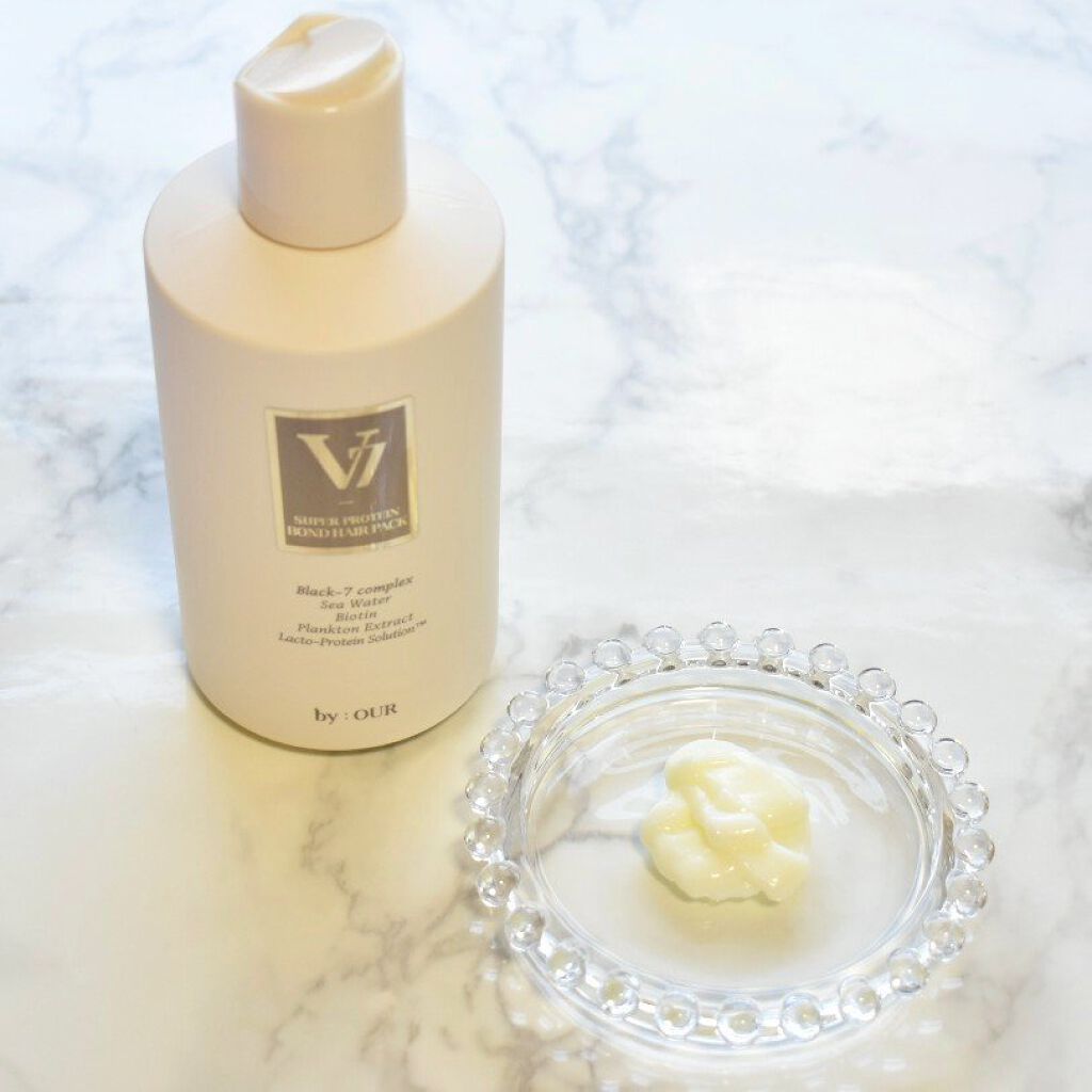 V7 スーパープロテイン ボンドヘアパック/by : OUR/ヘアマスク・ヘアパックを使ったクチコミ（3枚目）