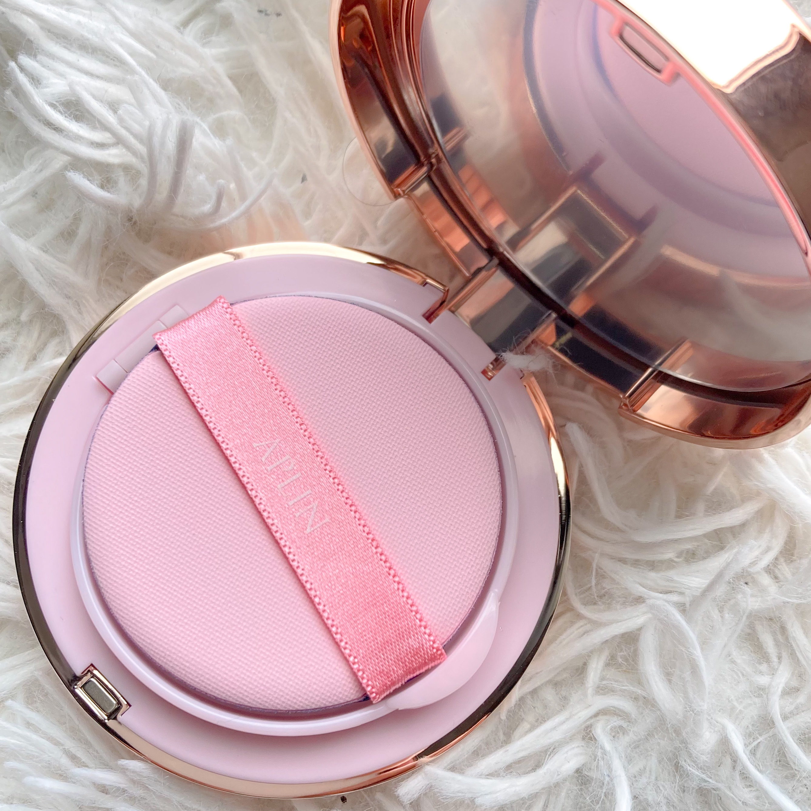 ピンクティーツリーカバーアップグロウクッション/APLIN/クッションファンデーションを使ったクチコミ（2枚目）