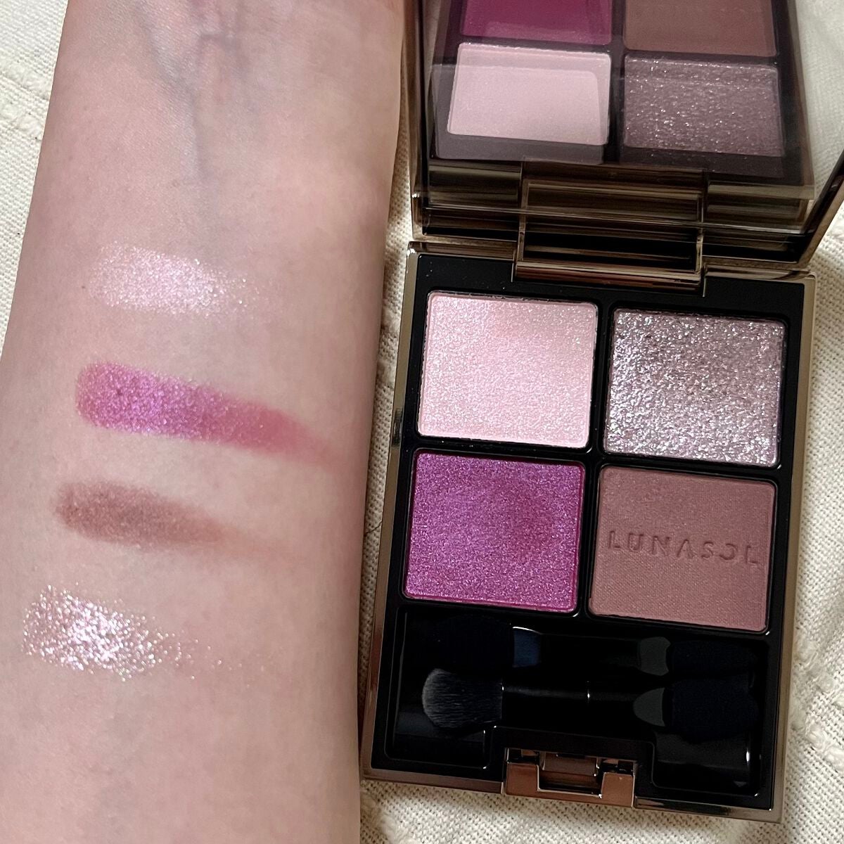 アイカラーレーション/LUNASOL/アイシャドウパレットを使ったクチコミ(4枚目)