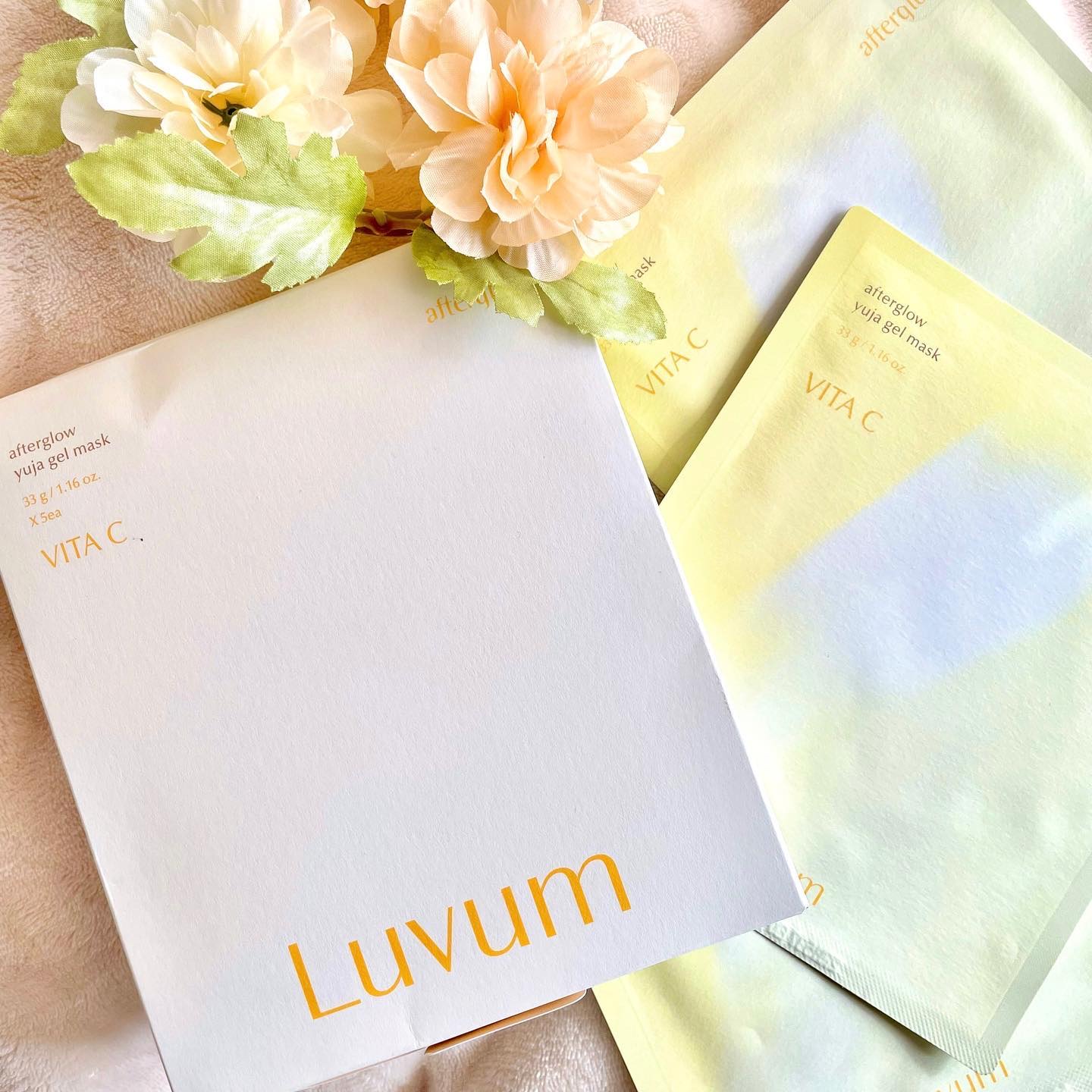 ラビューム アフターグロウ ゆずゲルマスク/Luvum/シートマスク・パックを使ったクチコミ（1枚目）