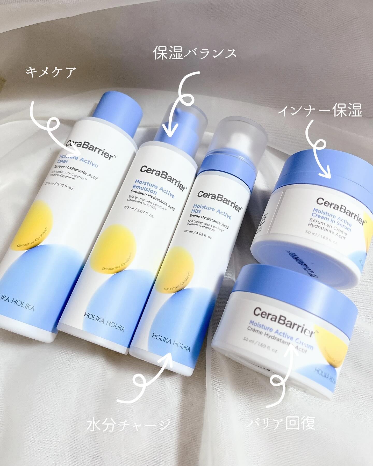 セラバリア　モイスチャーアクティブ　エマルジョン/HOLIKA HOLIKA/乳液を使ったクチコミ（2枚目）