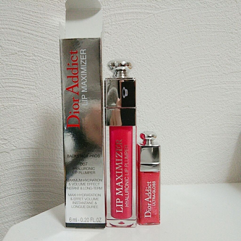 ディオール アディクト リップ グロウ マックス 206 ベリー（バックステージ限定色）/Dior/口紅を使ったクチコミ（1枚目）