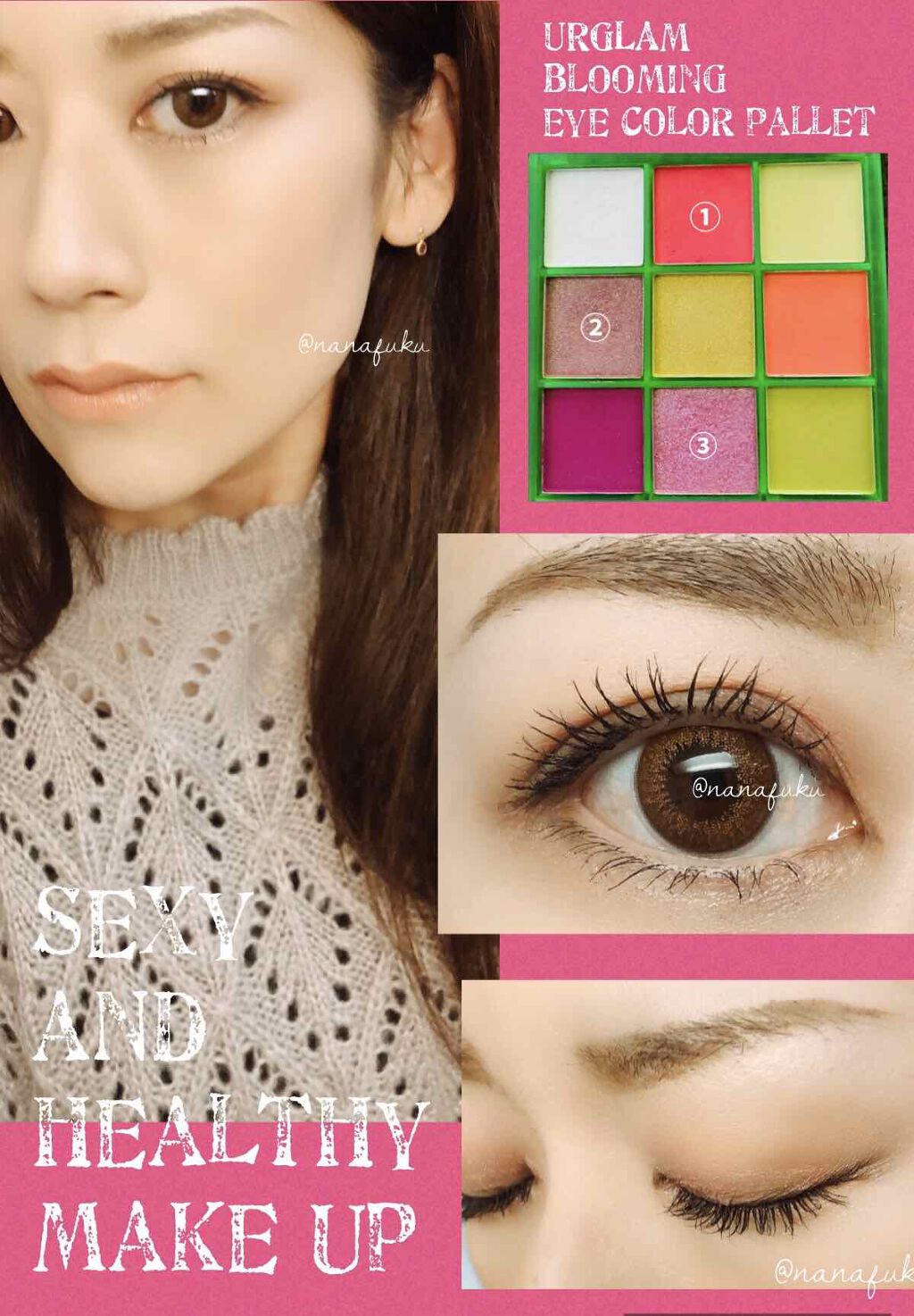 UR GLAM　BLOOMING EYE COLOR PALETTE/U R GLAM/アイシャドウパレットを使ったクチコミ（1枚目）