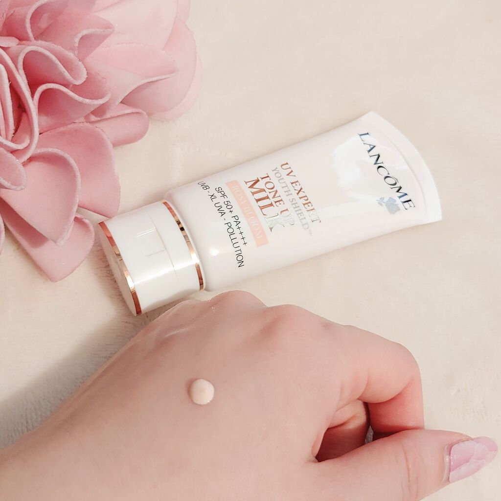UV エクスペール トーン アップ ローズ/LANCOME/日焼け止め・UVケアを使ったクチコミ(2枚目)