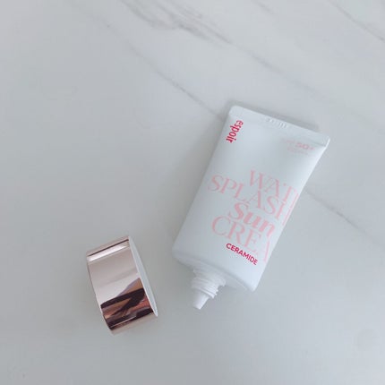 ウォータースプラッシュサンクリーム セラミド/espoir/日焼け止めクリームを使ったクチコミ(2枚目)