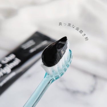 Cha Cha Charcoal Black Toothpaste/unpa/歯磨き粉を使ったクチコミ（4枚目）