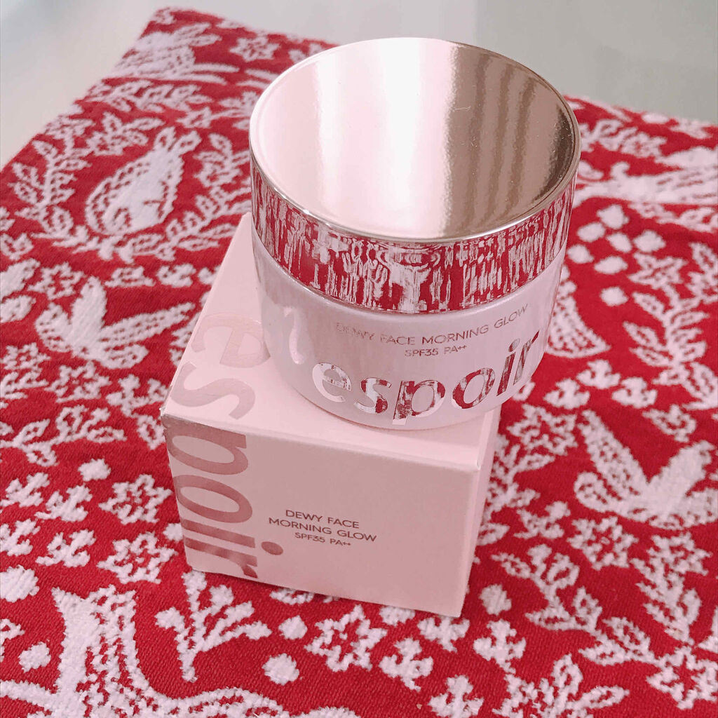 デューイフェイスモーニンググロウAD SPF35 PA++/espoir/化粧下地を使ったクチコミ（1枚目）